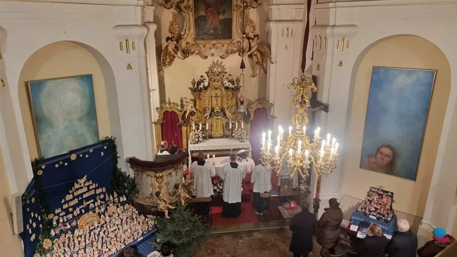 Půlnoční bohoslužba v kostele sv. Matěje